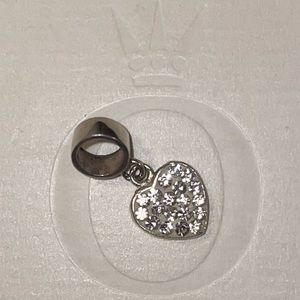 Pandora SPARKLING HEART DANGLE Charm